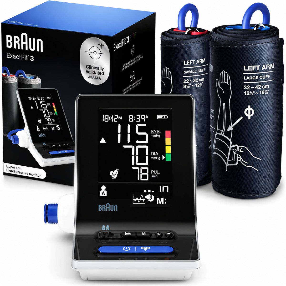 Braun ExactFit 3 Blood Pressure Monitor