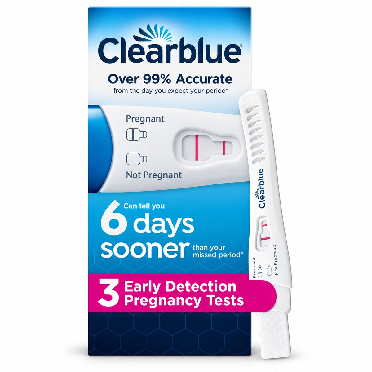 Clearblue Early Detection Pregnancy Test (3 ct)