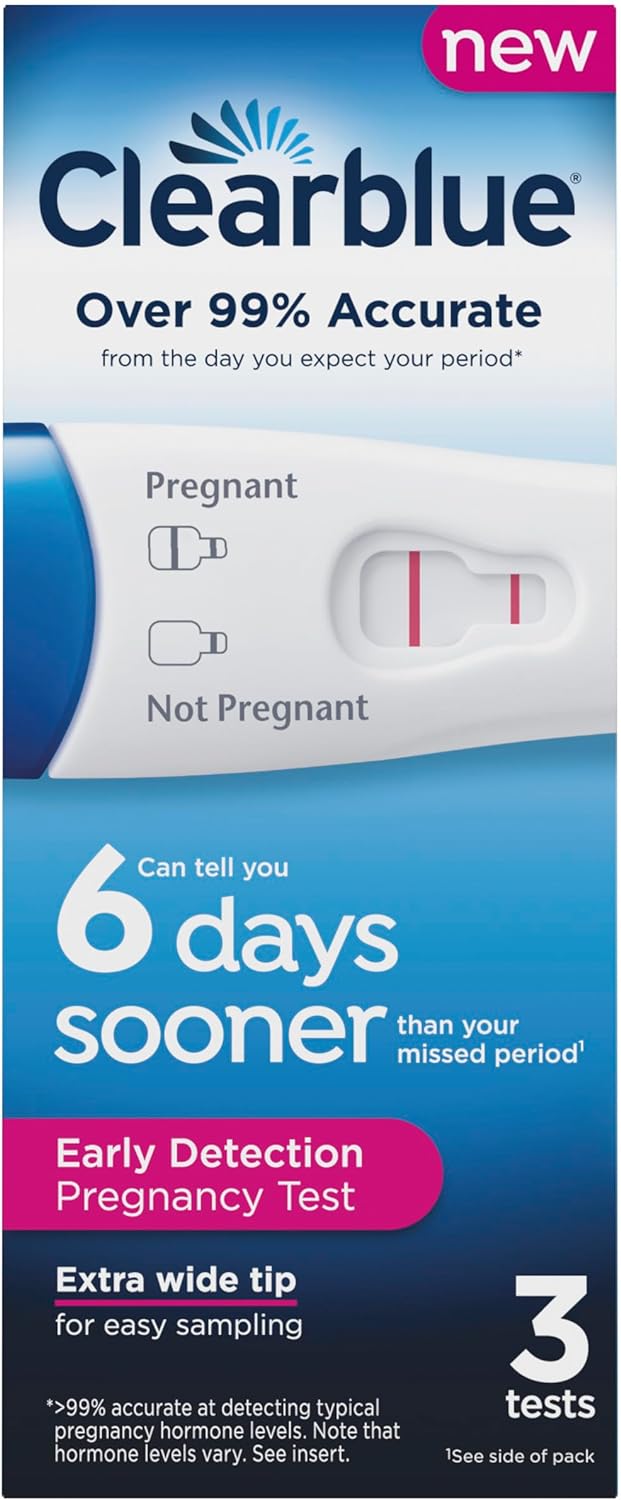 Clearblue Early Detection Pregnancy Test (3 ct)