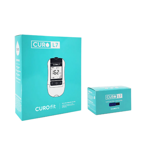Curo L7 Professional Grade Blood Cholesterol Test Kit