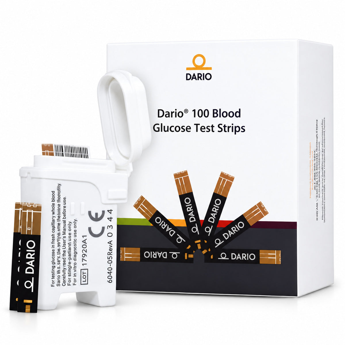 Dario Blood Glucose Test Strips – 100 Count