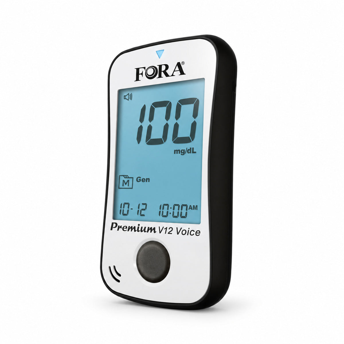 FORA Premium V12 Voice Blood Glucose Meter Kit with 100 Test Strips