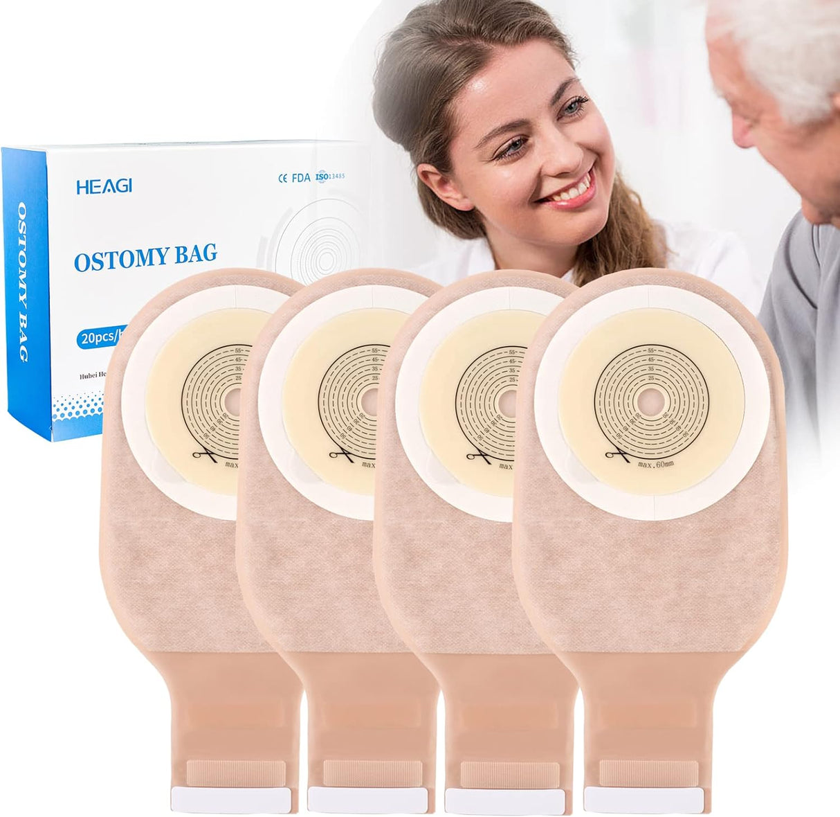 Heagi Ostomy Bag (20 Pcs)