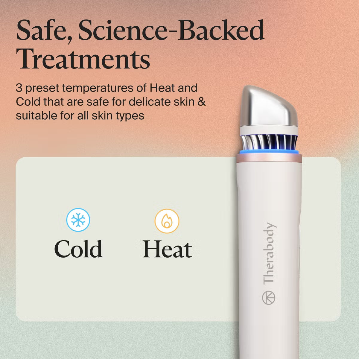 Therabody TheraFace Depuffing Wand – Hot & Cold Facial Therapy