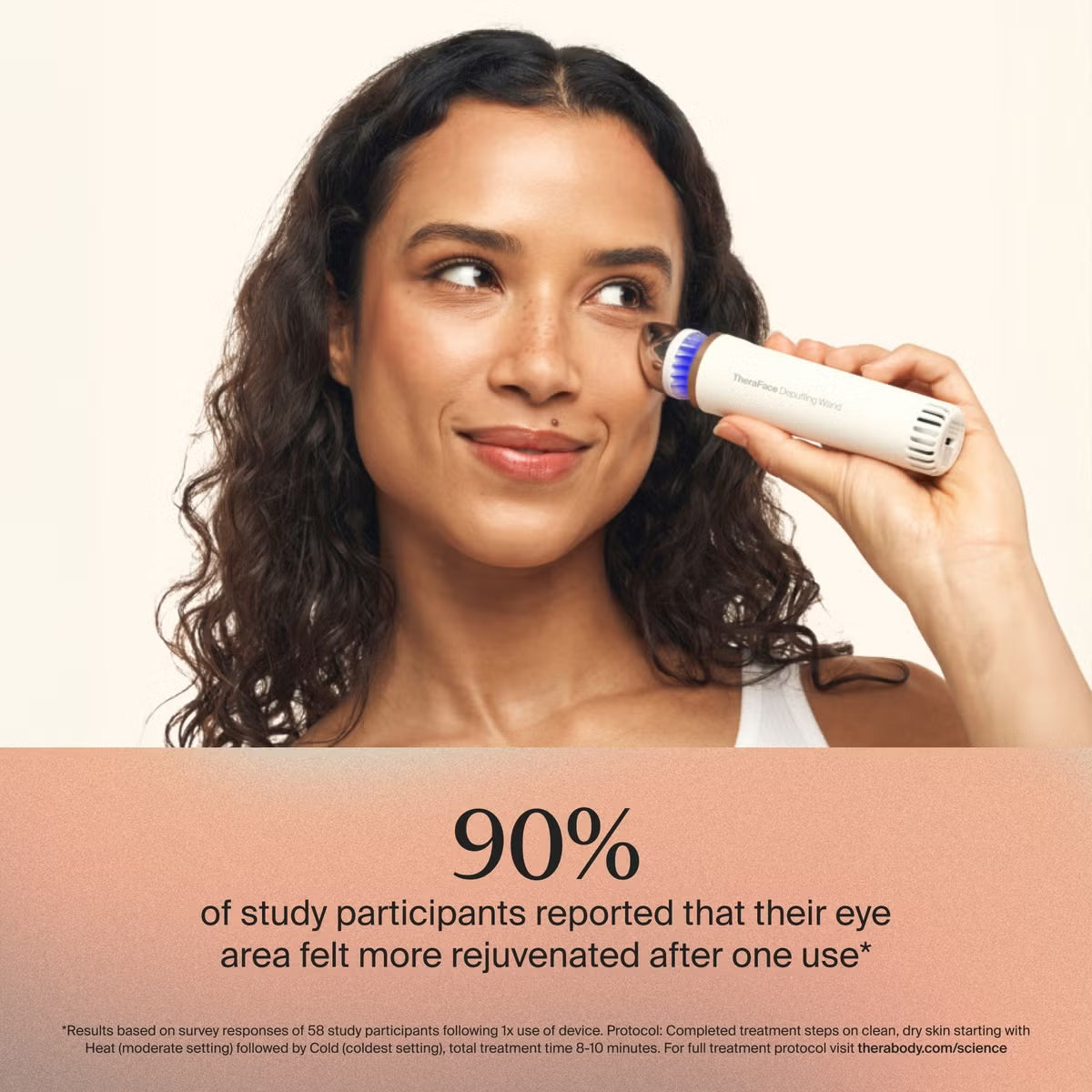 Therabody TheraFace Depuffing Wand – Hot & Cold Facial Therapy