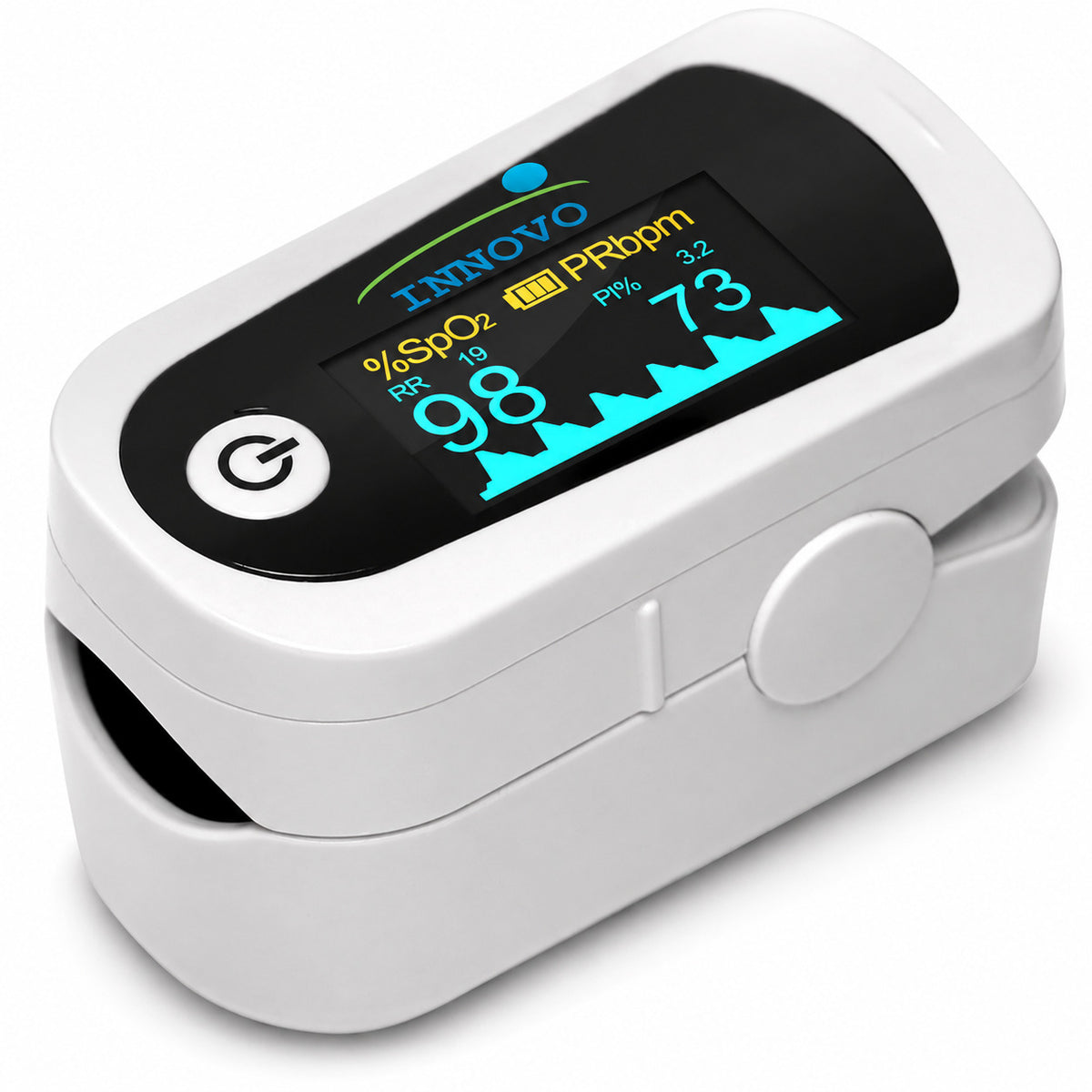 Innovo iP900BP-B Fingertip Pulse Oximeter Blood Oxygen Monitor Bluetooth