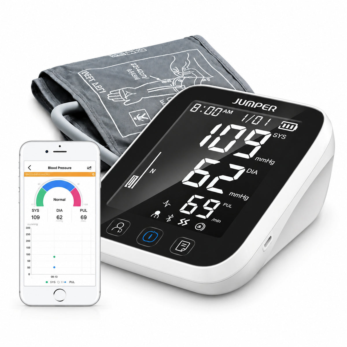 Jumper JPD-HA121 Blood Pressure Monitor Bluetooth