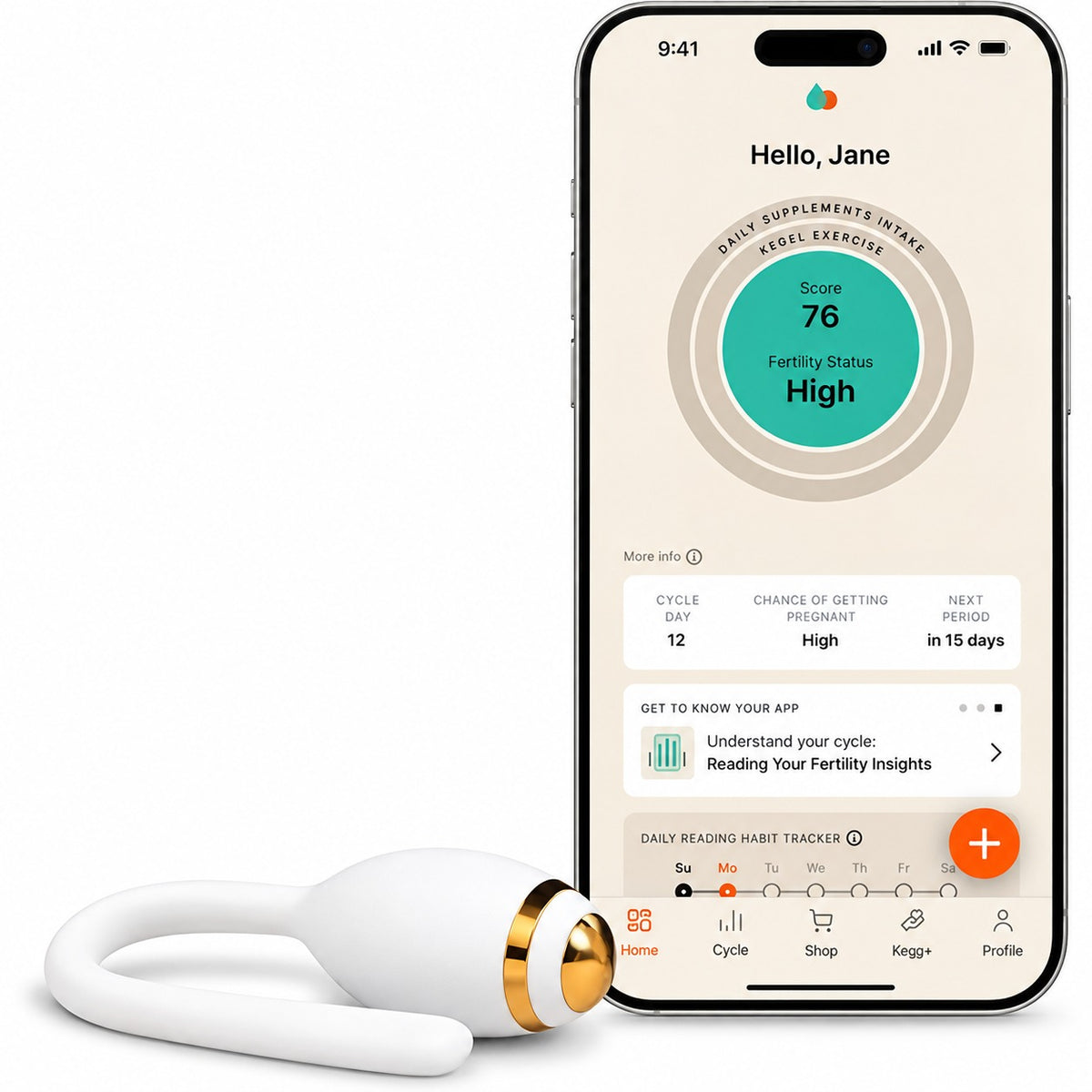 kegg Fertility Tracker with Free App – Gold