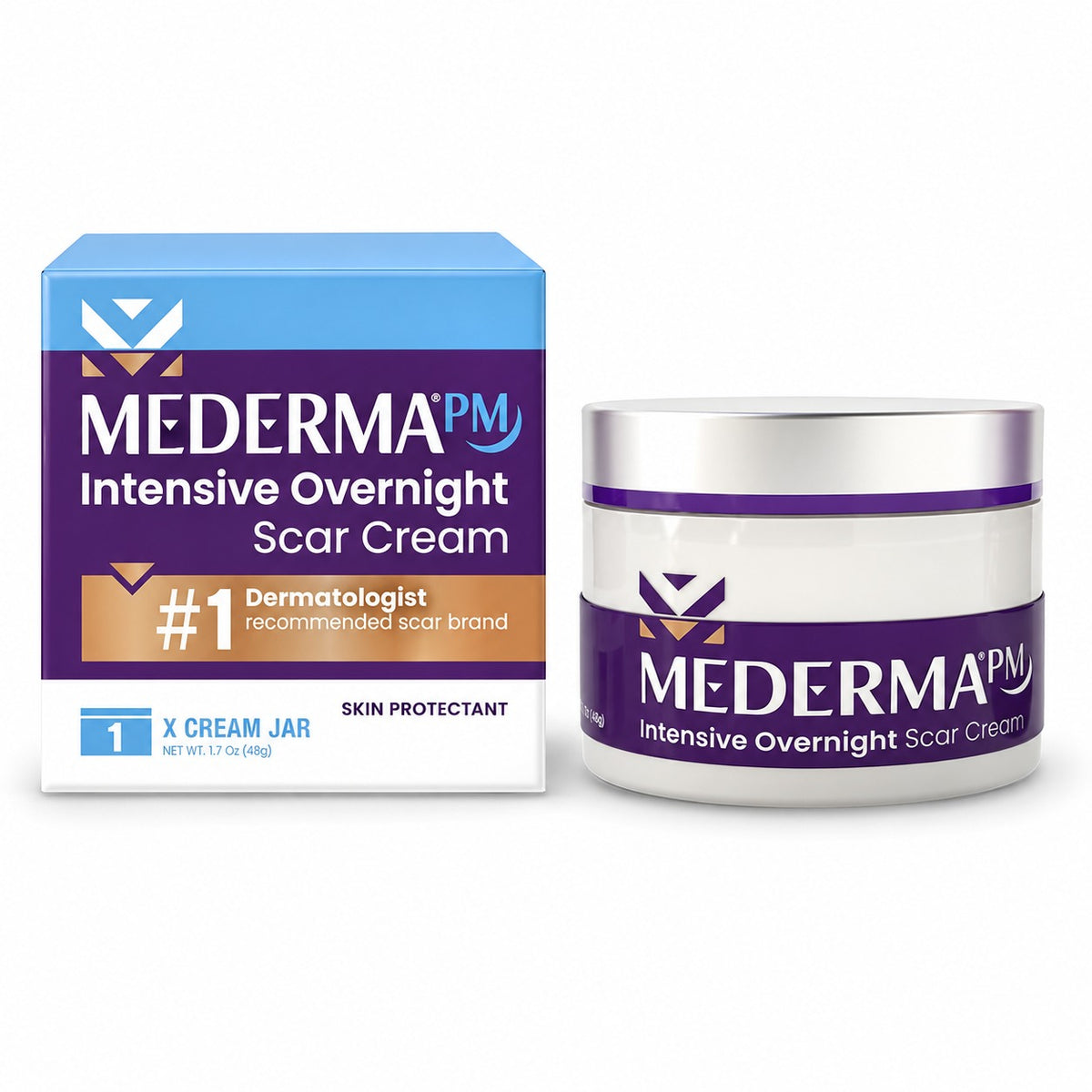 Mederma PM Intensive Overnight Scar Cream 1.7 oz – Night Repair