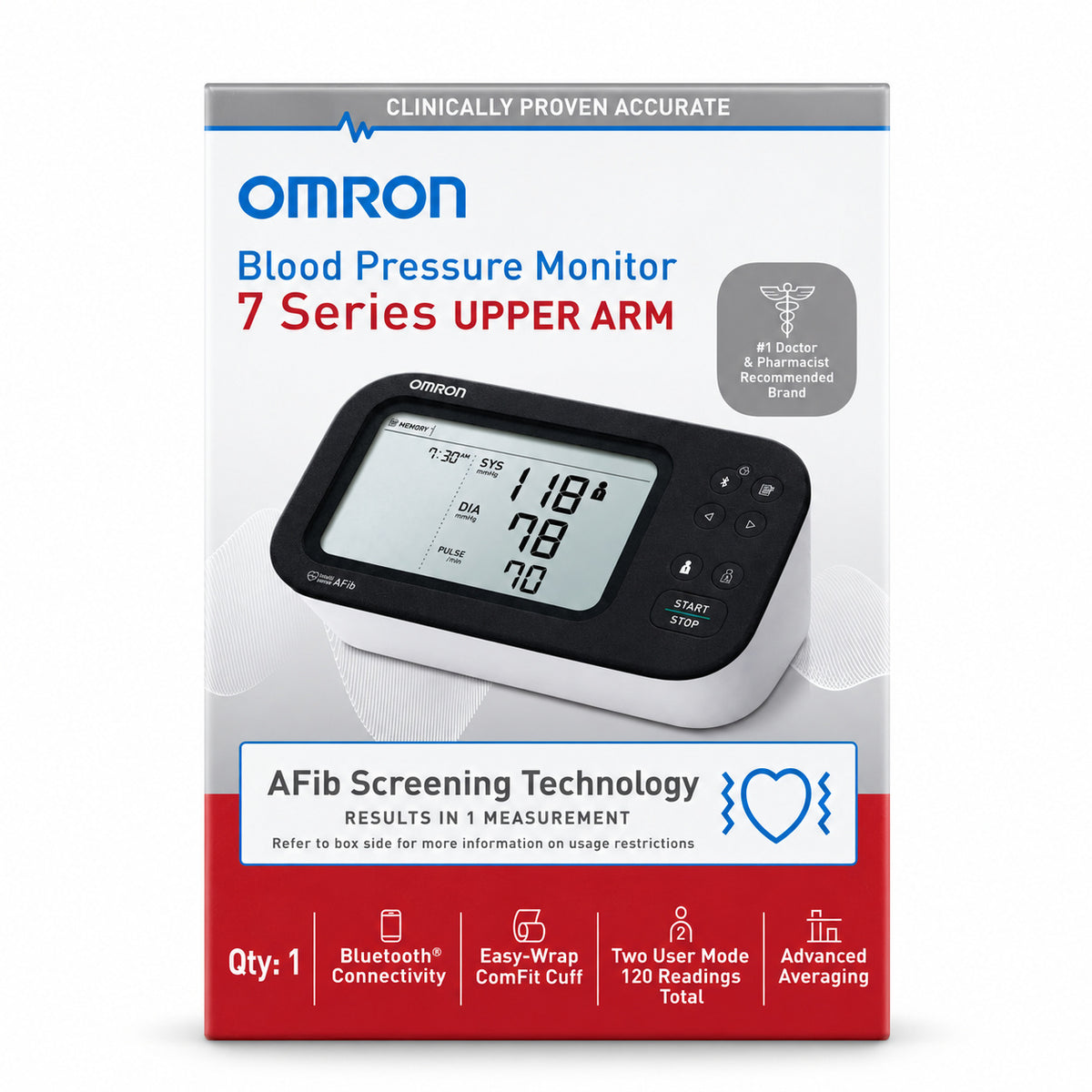 Omron BP7360 7 Series Blood Pressure Monitor Bluetooth