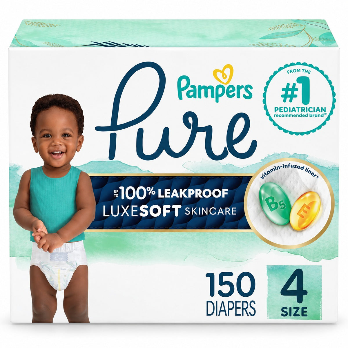 Pampers Pure Protection Diapers – Size 4