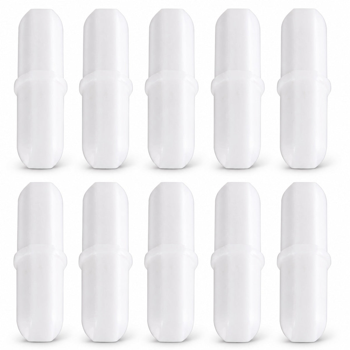 PTFE Magnetic Stir Bars, 20 mm, 10 Pack