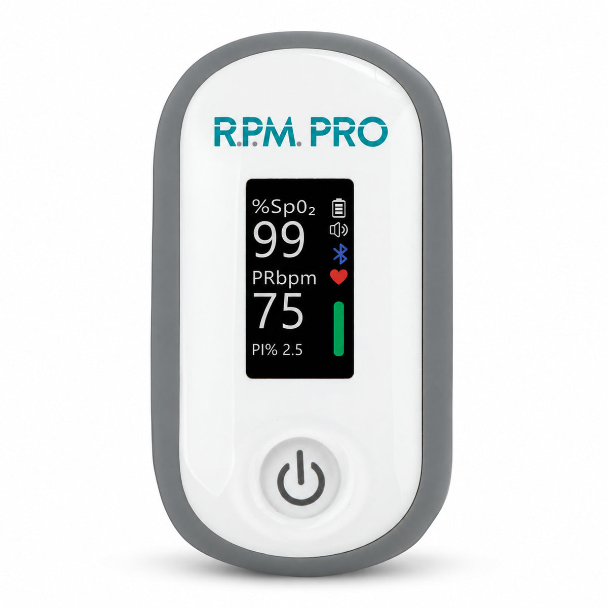 RPM Pro Bluetooth Fingertip Pulse Oximeter Bluetooth