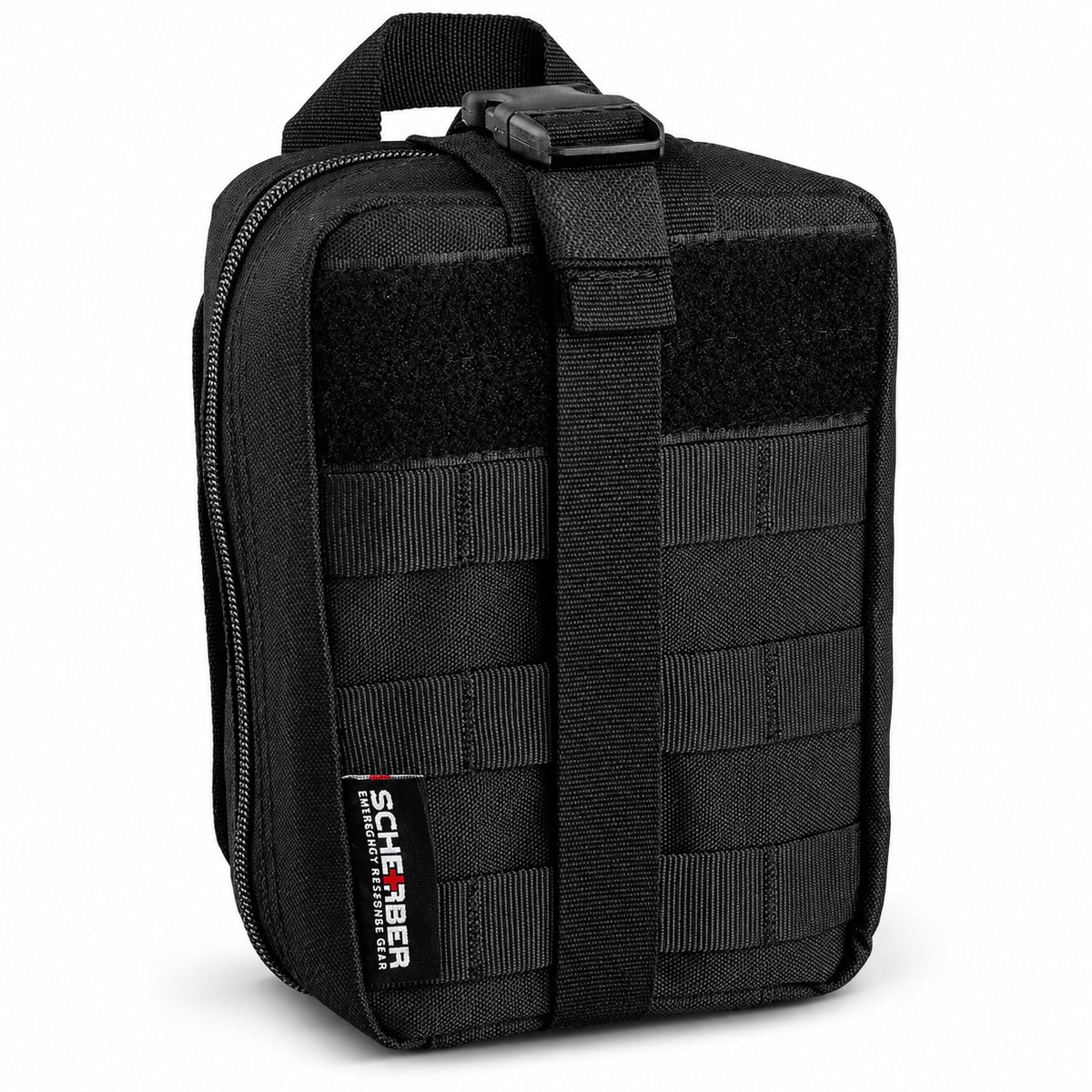 Scherber Premium IFAK Trauma Kit – Fully Stocked MOLLE Pouch (Black)