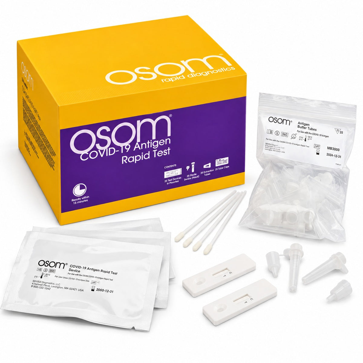 Sekisui OSOM COVID-19 Antigen Rapid Test 40-Count EUA