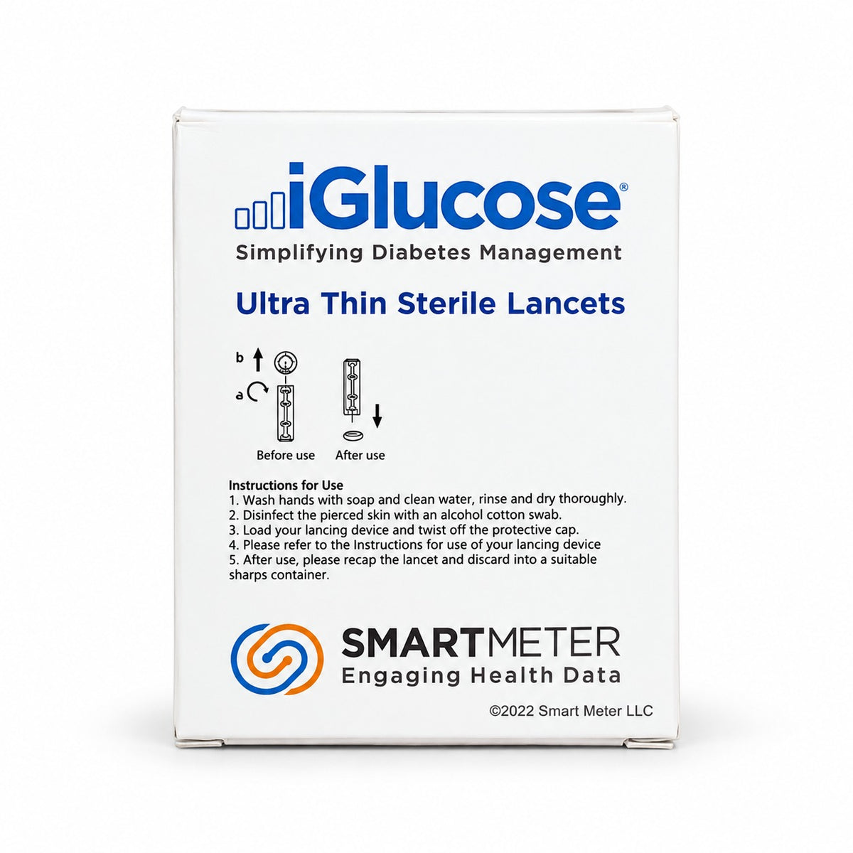 Smart Meter iGlucose Lancets 30G – 100 Count