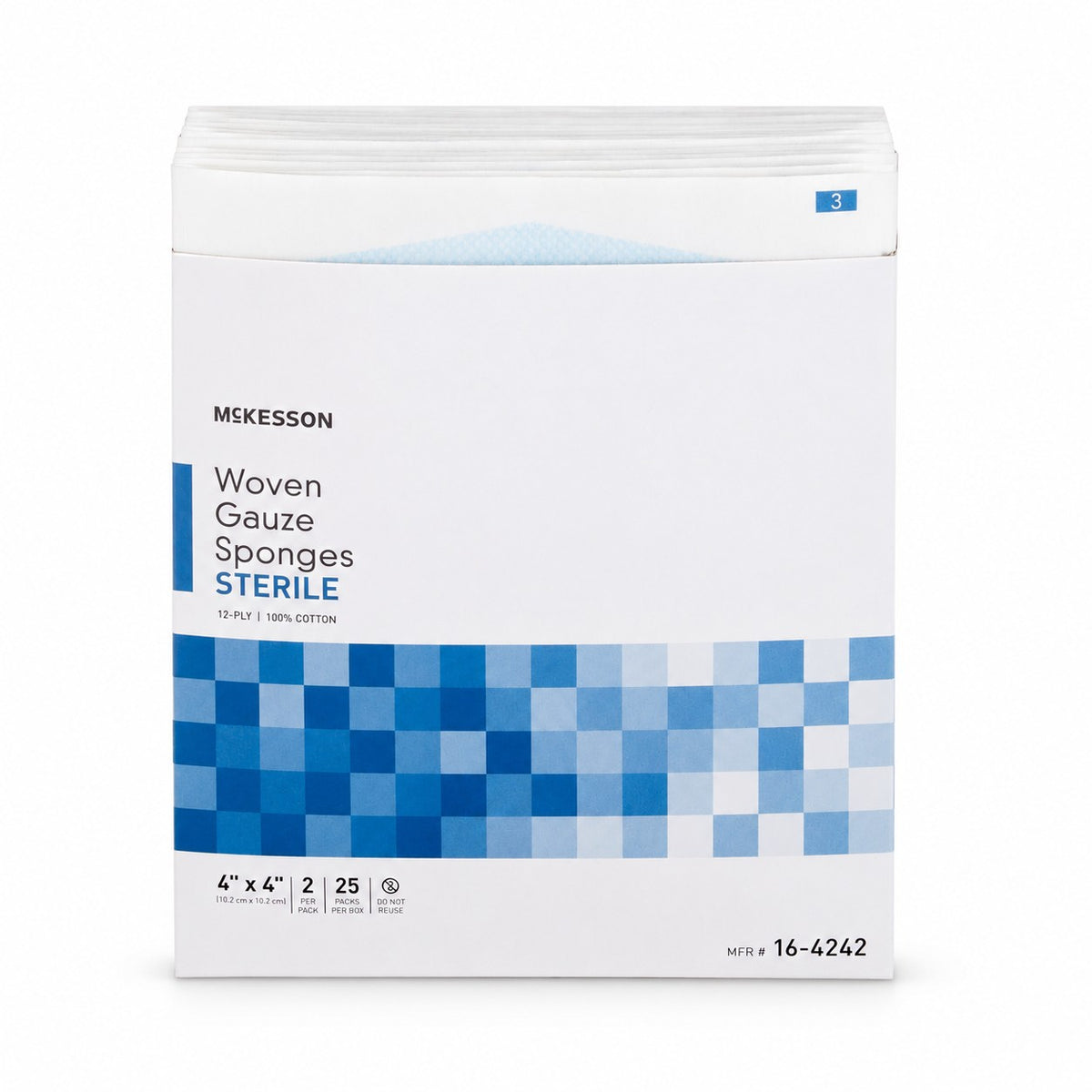 McKesson Sterile Gauze Sponges - 4 x 4 in 12-Ply (view 7)