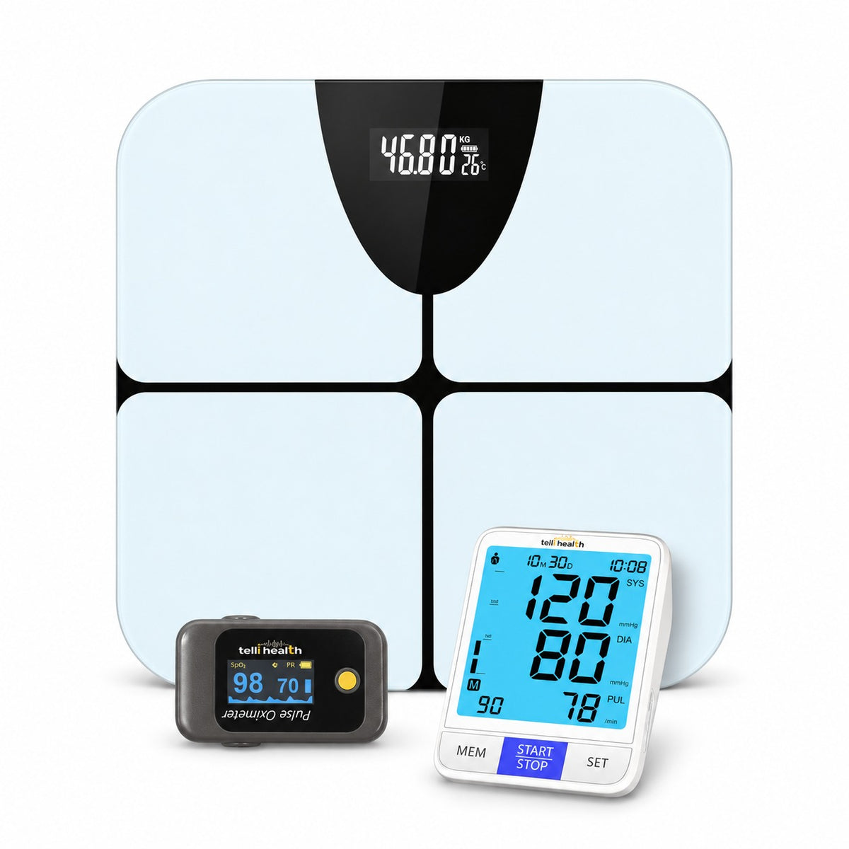 Telli Health Basic Wellness Monitoring Kit 4G LTE Devices