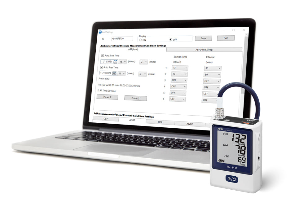 A&D TM-2441 Ambulatory Blood Pressure Monitor (ABPM)
