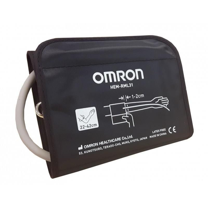 Omron Wide-Range D-Ring Blood Pressure Cuff HEM-RML31-B (9–17")