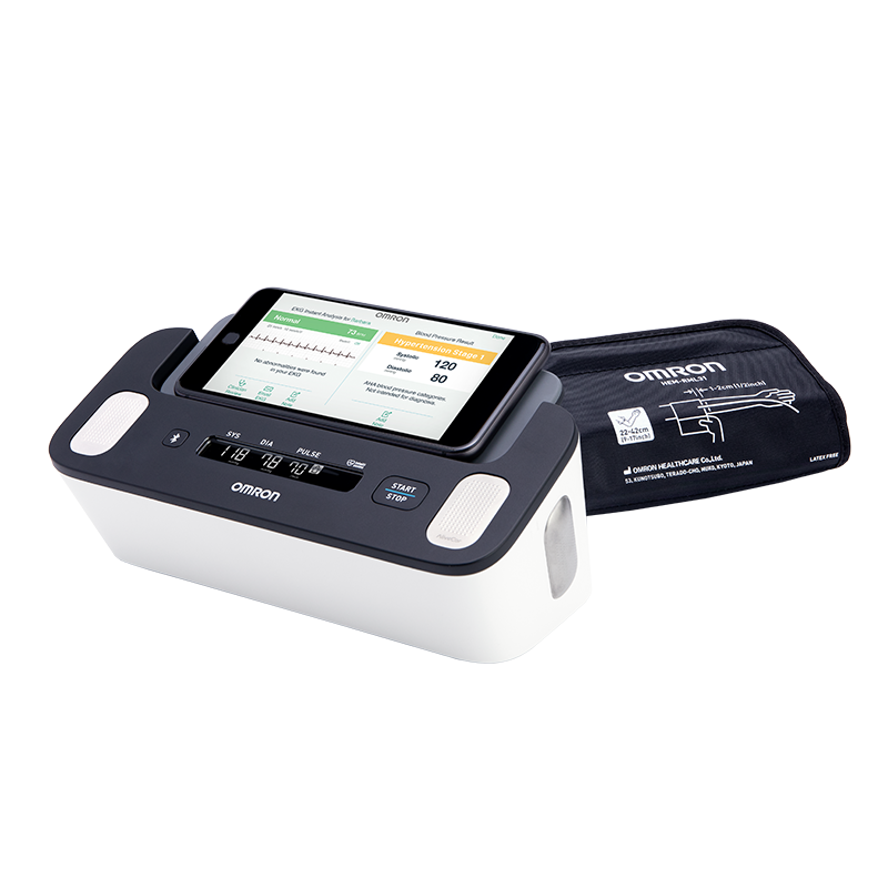 Omron BP7900 Wireless Blood Pressure + EKG Monitor with D-Cuff