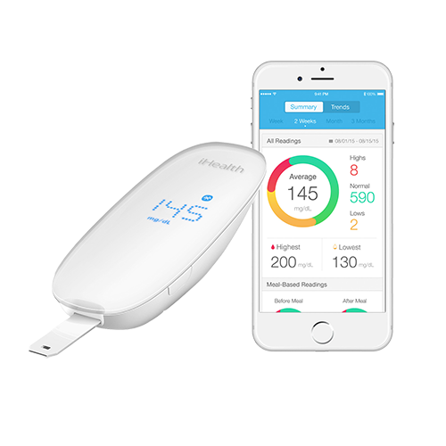 iHealth Gluco+ Smart Gluco-Monitoring Kit (Bluetooth)