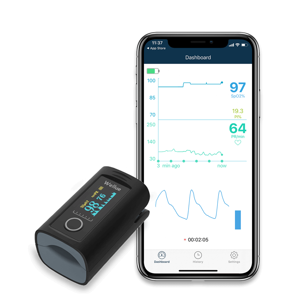 Wellue OxySmart Pulse Oximeter (PC-60F)