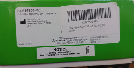 Welch Allyn Standard Diagnostic Set – MPN 97200-MC