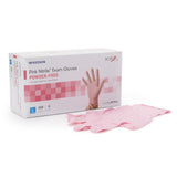 McKesson Pink Nitrile Exam Gloves – Powder-Free, Textured Fingertips, Latex-Free