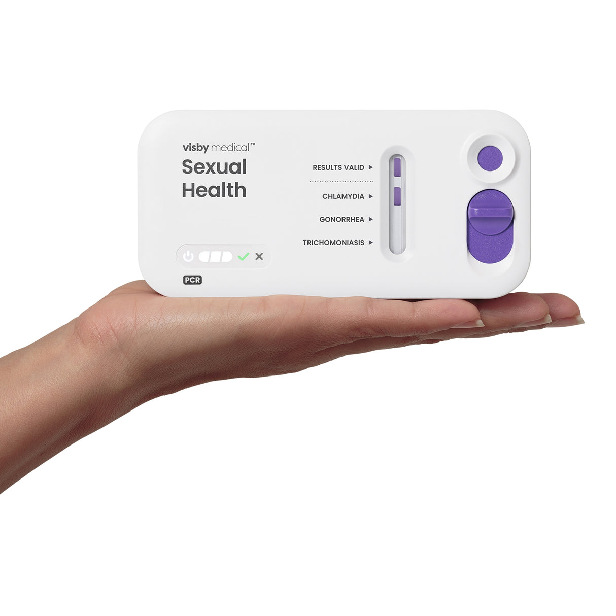 Visby Medical Sexual Health PCR Test Kit – CT/NG/TV, 20 Tests, CLIA Waived