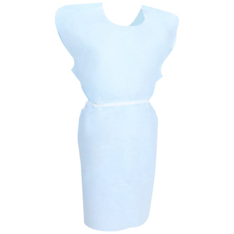 McKesson Disposable Patient Exam Gown – Tissue/Poly, One Size, Case of 50