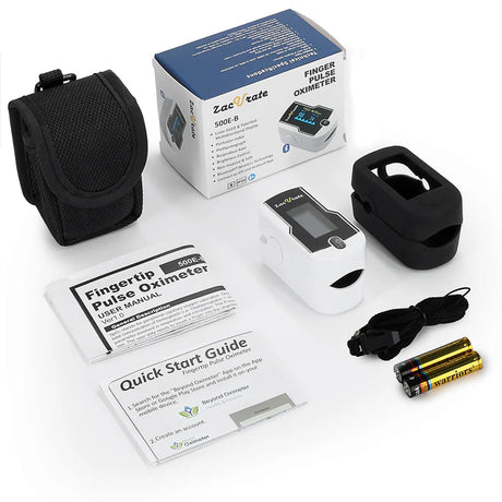 Zacurate 500E-B Fingertip Pulse Oximeter [Bluetooth]