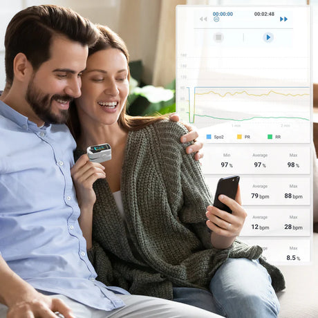 Zacurate 500E-B Fingertip Pulse Oximeter [Bluetooth]