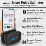 Vive Smart Pulse Oximeter – Bluetooth Compatible