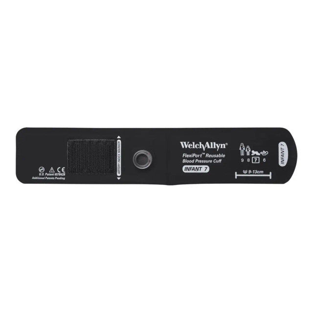 Size-07 Welch Allyn FlexiPort Reusable Blood Pressure Cuff – Infant