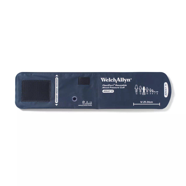 Size-11 Welch Allyn FlexiPort Reusable Blood Pressure Cuff – Adult