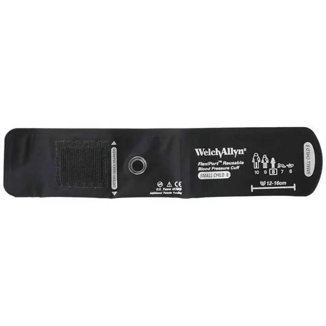 Size-08 Welch Allyn FlexiPort Reusable Blood Pressure Cuff – Small Child
