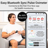 Vive Smart Pulse Oximeter – Bluetooth Compatible