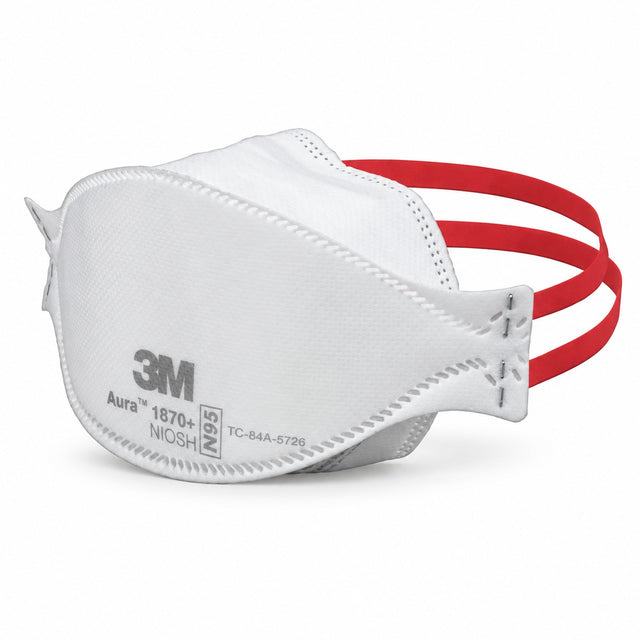 3M Aura Health Care Particulate Respirator and Surgical Mask 1870+ N95 – 20 Count
