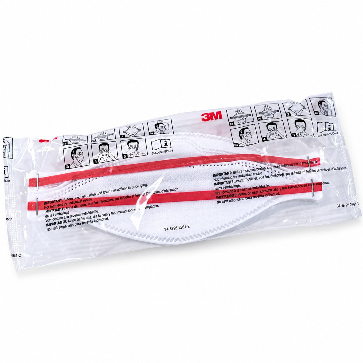 3M Aura Medical N95 Particulate Respirator and Surgical Mask - N95 (view 5)