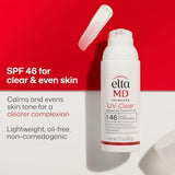 EltaMD UV Clear SPF 46 transparent zinc oxide formula