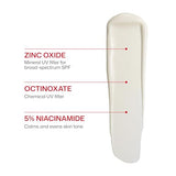 EltaMD UV Clear applied to sensitive acne-prone skin