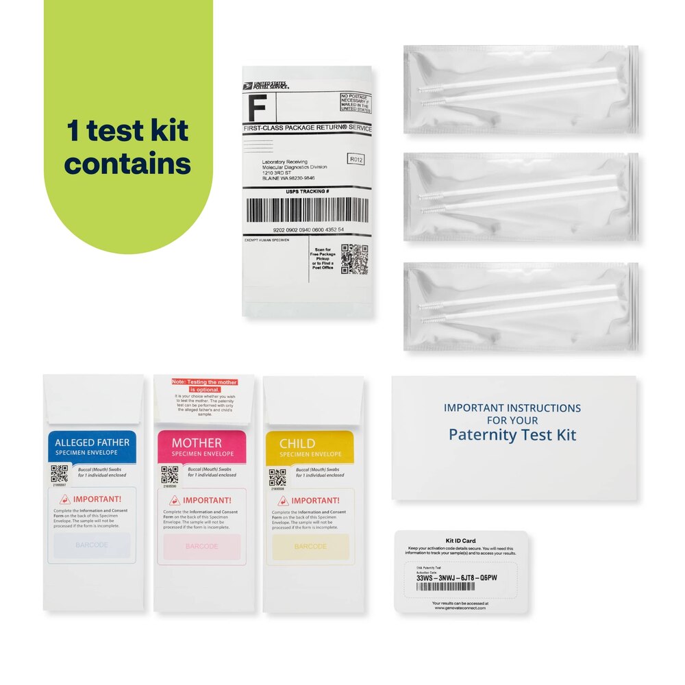 CVS Health At‑Home Paternity Test Kit, 1 ct
