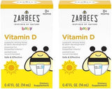 Zarbee's Vitamin D Drops for Infants – 400 IU (2-Pack)