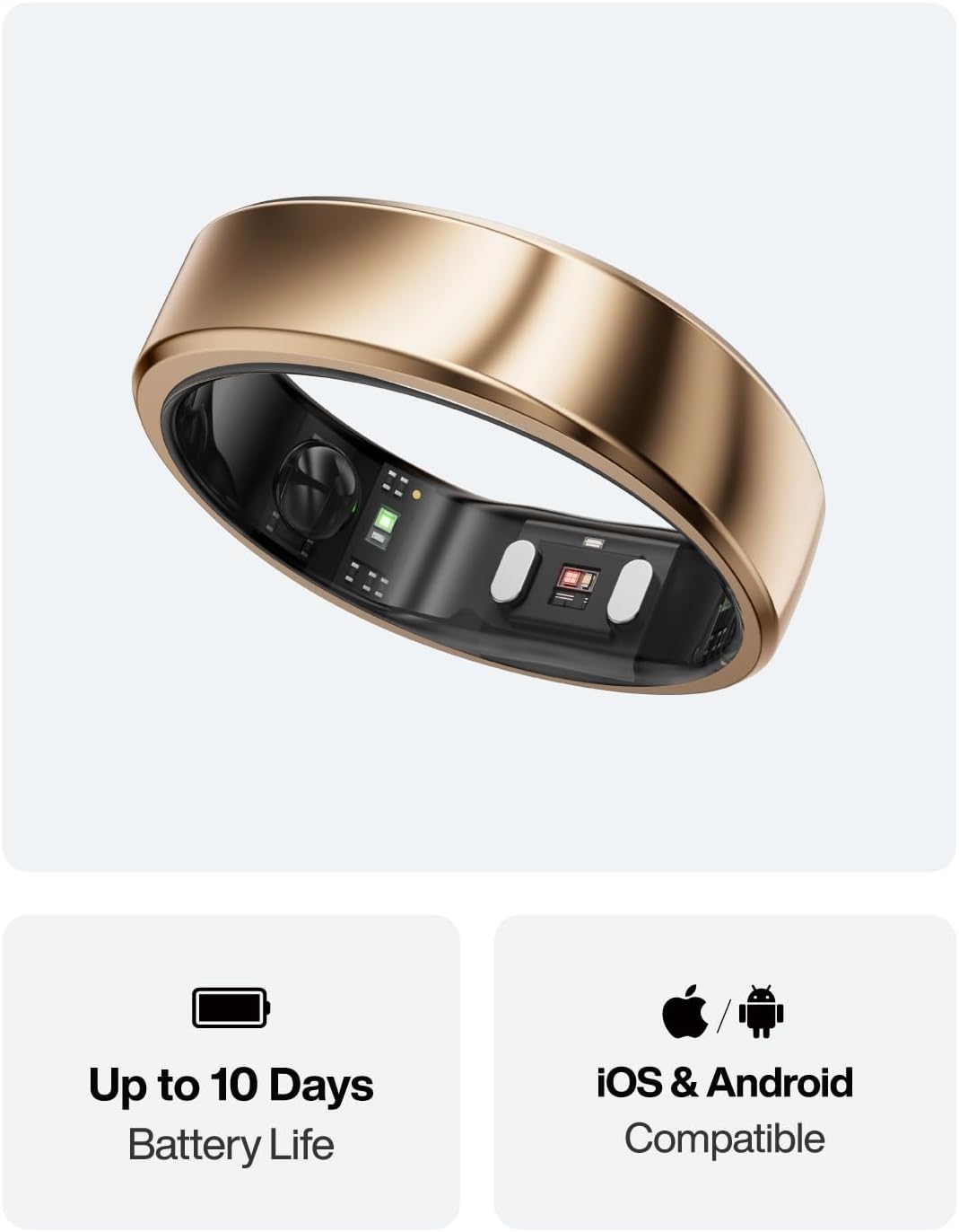 RingConn Gen 2 Air – Ultra-Thin AI Smart Ring for Health Tracking