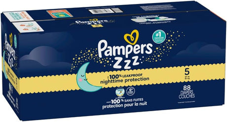 Pampers ZZZ Overnights Size 5 Diapers (27+ lbs)