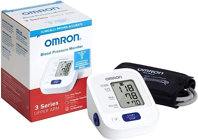 Omron Upper Arm Blood Pressure Monitor, 3 Series