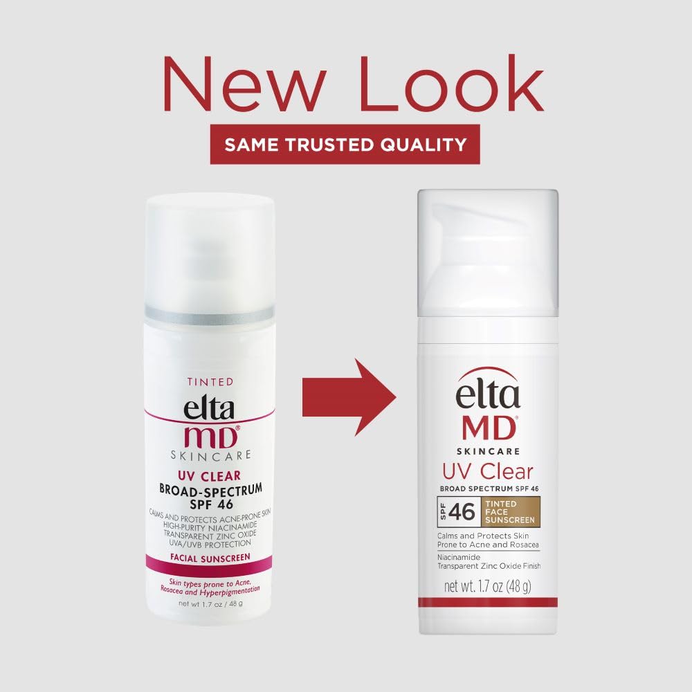 EltaMD UV Clear Tinted Face Sunscreen SPF 46 – Broad-Spectrum, Oil-Free (Tinted)