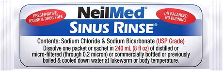 NeilMed Sinus Rinse Refill Packets (100 Count)