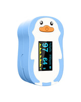 Kids Penguin Fingertip Pulse Oximeter (Blue)